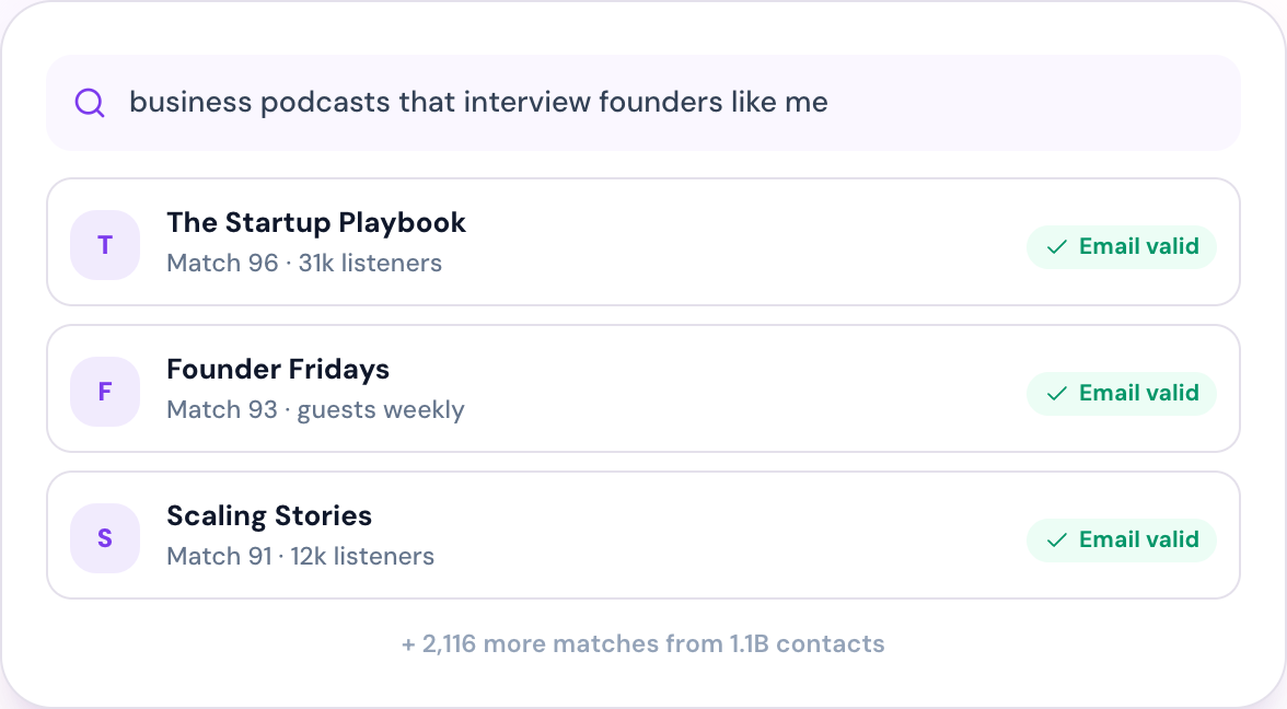 Podcast search illustration